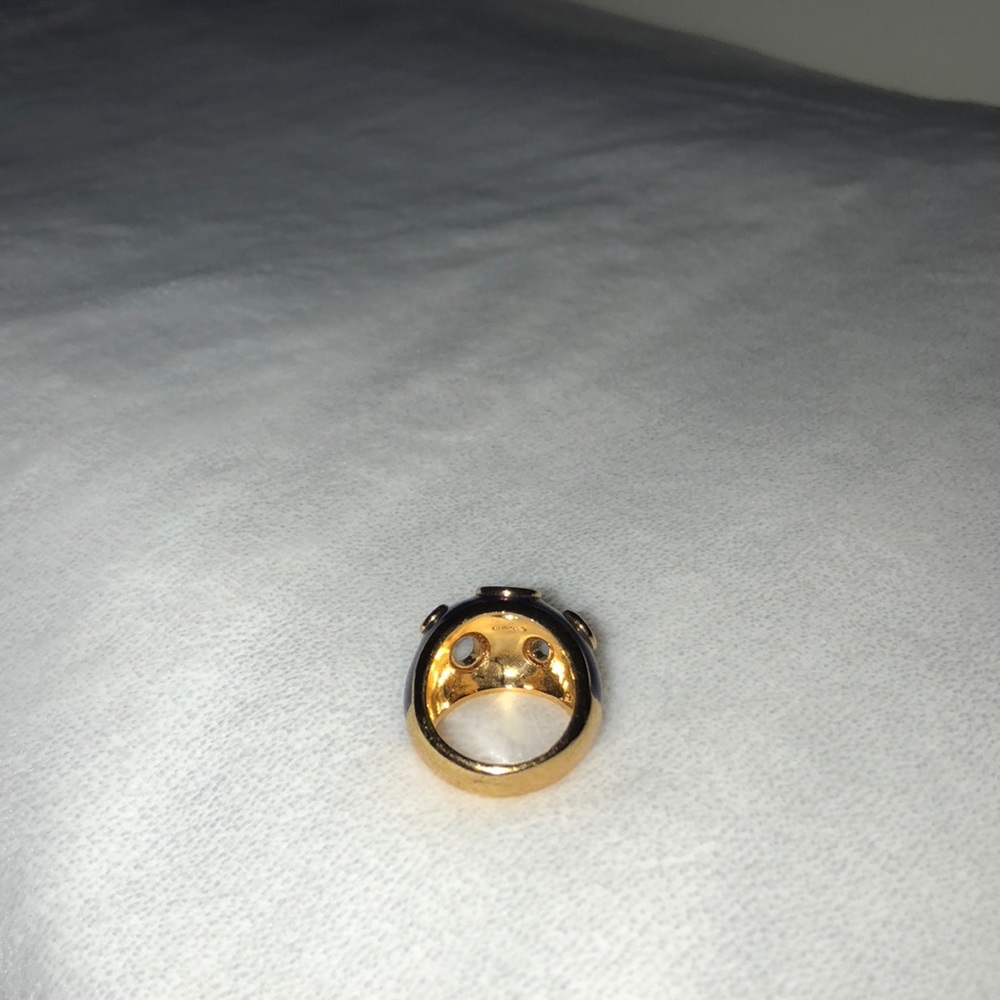 Purple and gold Coach ring - Picture 4 of 6